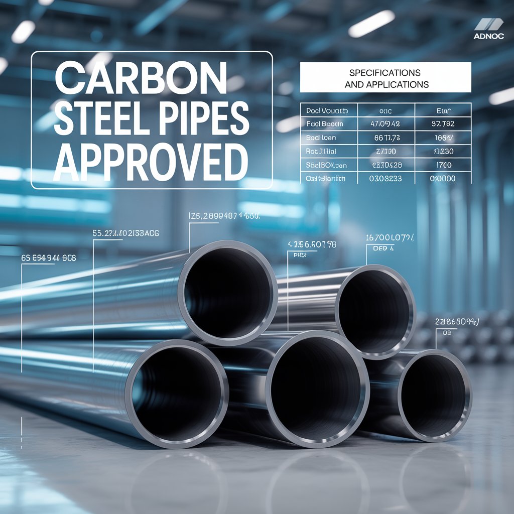 Carbon Steel Pipes: ADNOC Approved Specifications and Applications
