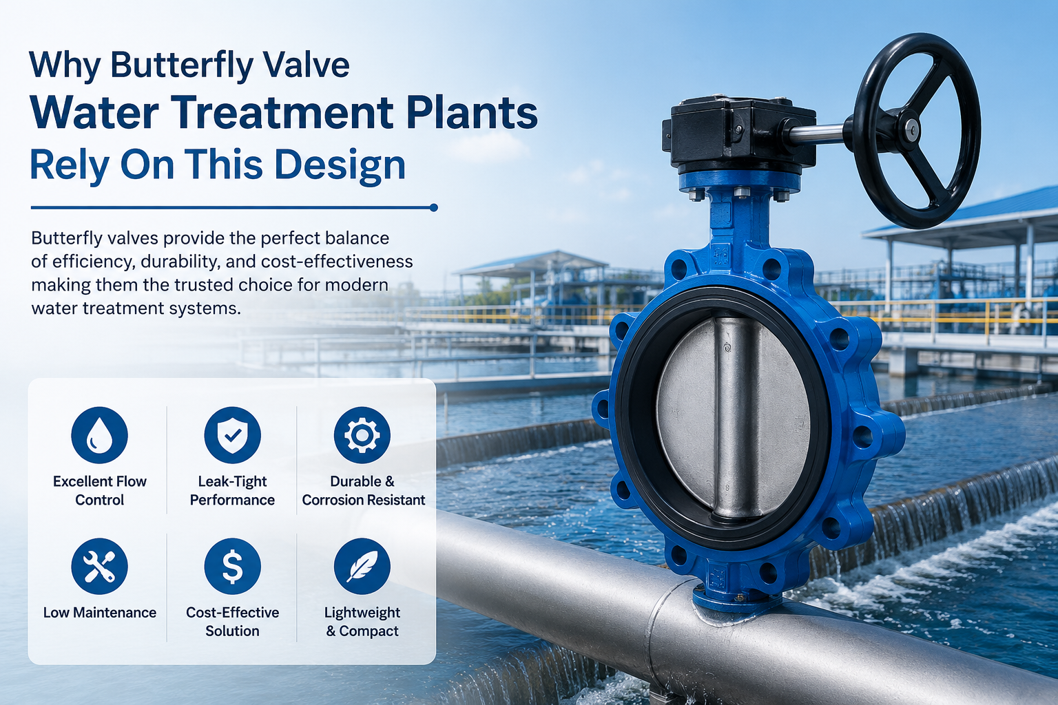 Why Butterfly Valve Water Treatment Plants Rely on This Design for Efficient Flow Control