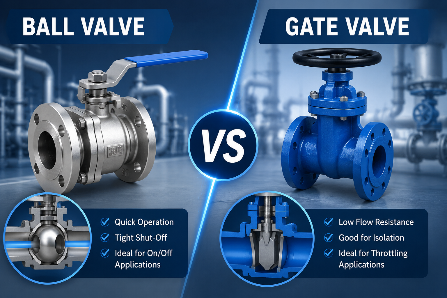 Ball Valve vs Gate Valve: Which One Is Right for Your System?