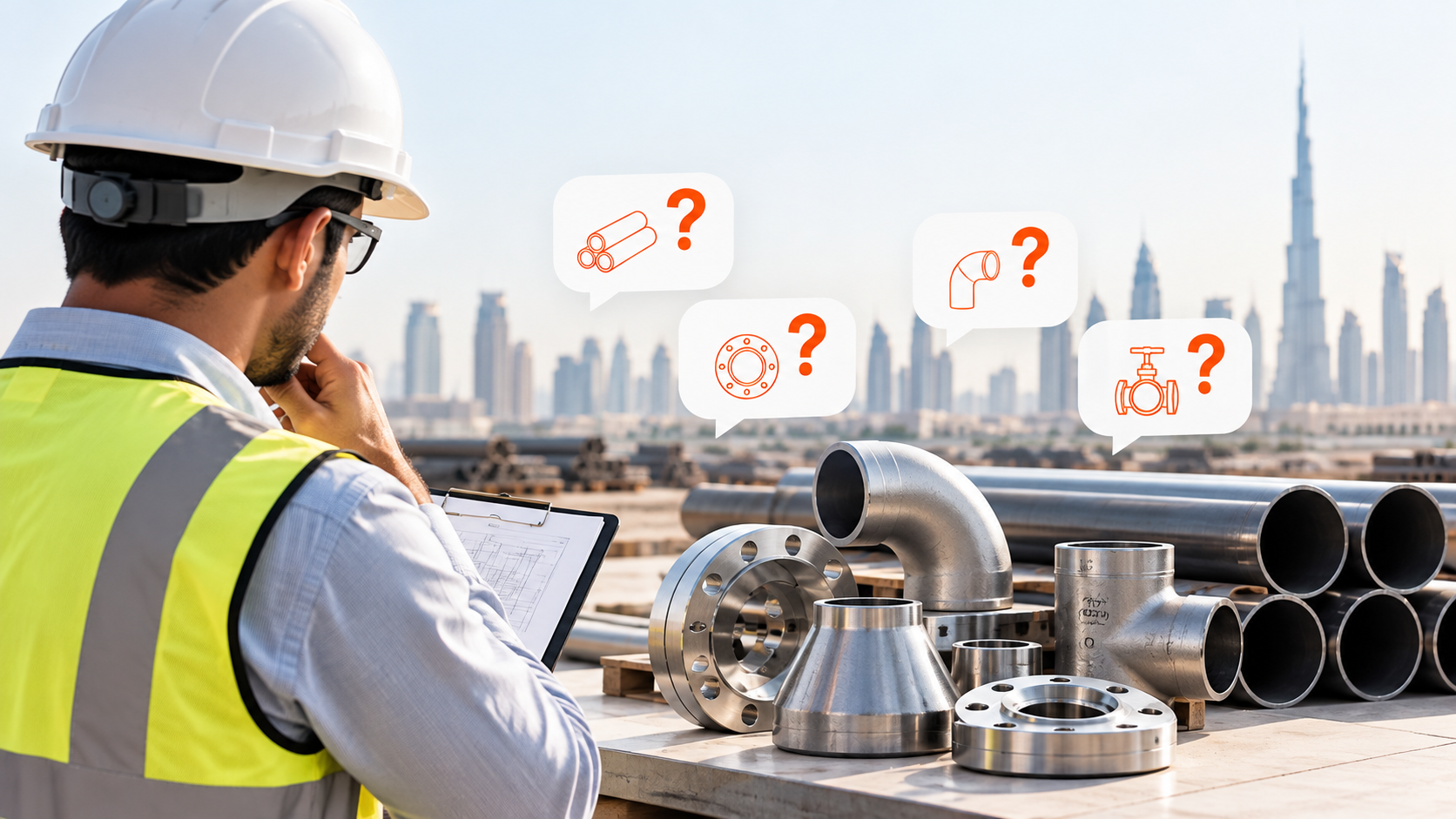 FAQ Pipes Fittings Flanges UAE: Questions Engineers Ask Before Buying